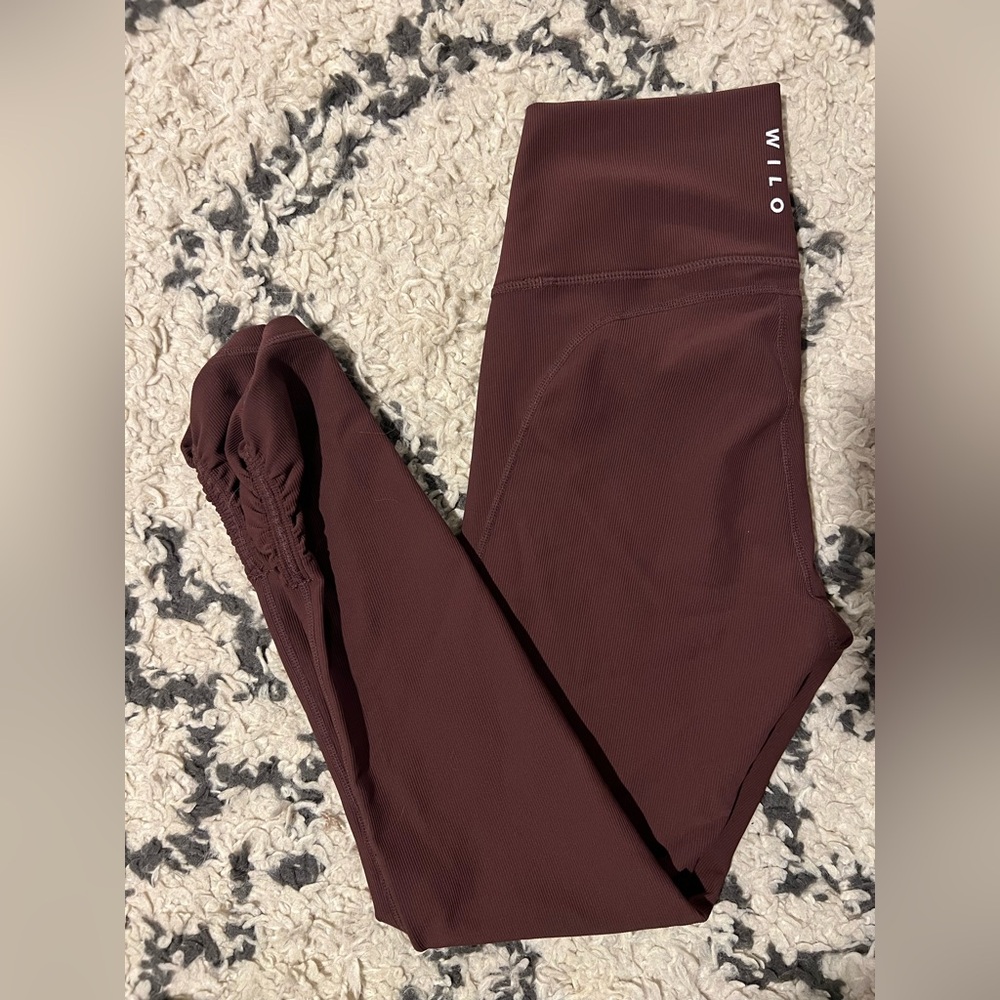 WILO The Label Brown Scrunch Leggings